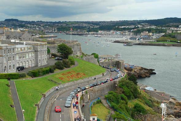 Apartmán Ocean Crescent Plymouth City Centre Penthouse Level Exteriér fotografie